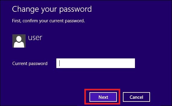 hướng dẫn cách thay đổi mật khẩu máy tính win 8 hình 3