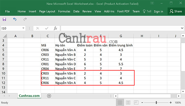 Lọc dữ liệu trùng nhau trong Excel bằng Remove Duplicate hình 1