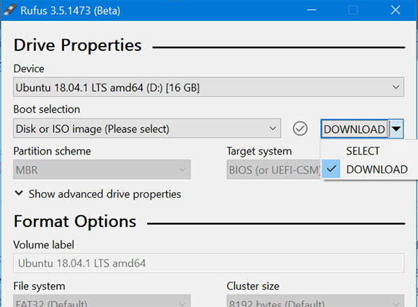 sử dụng Rufus 3.5 để cài đặt USB Boot Windows 10 2