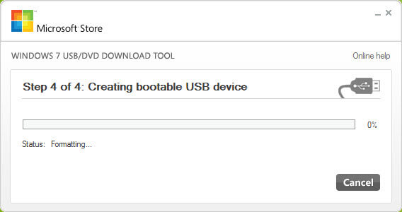 Sử dụng Windows USB/DVD Download Tool tạo USB Boot Windows 10 4
