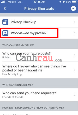 Hình 2: Làm thế nào để biết ai đang truy cập trang Facebook của tôi nhiều nhất?