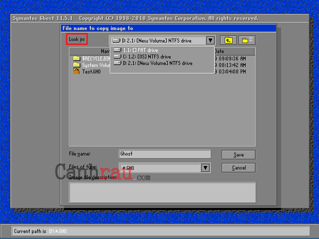 Cách tạo file ghost windows 10 không cần đĩa hình 4