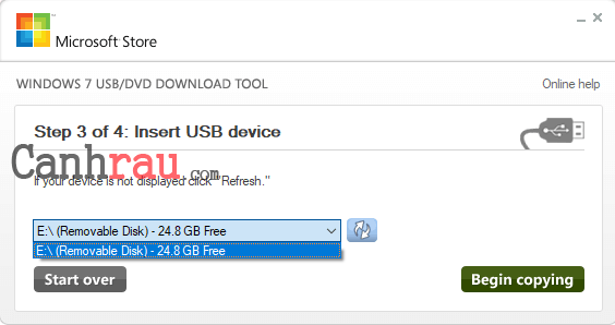 Cách cài lại Windows 7 bằng USB hình 4