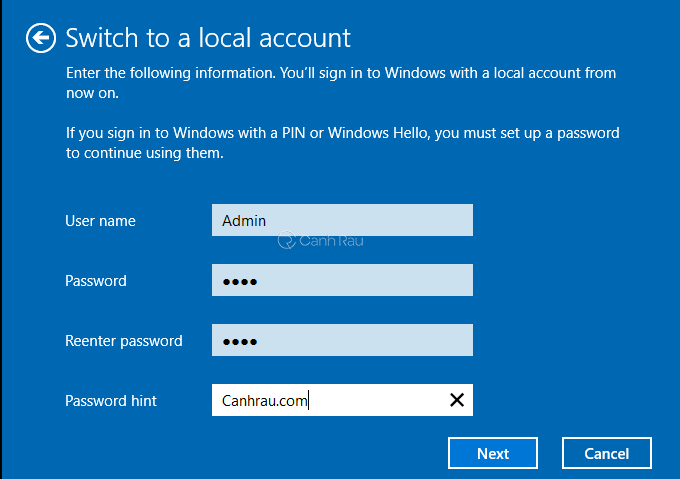 Hướng dẫn cách xóa tài khoản Microsoft trên Windows 10 hình 10