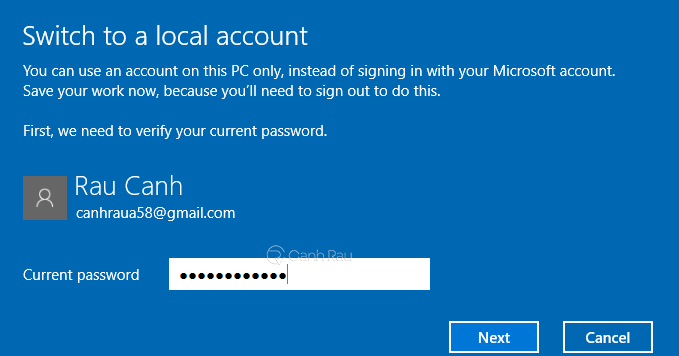 Hướng dẫn cách xóa tài khoản Microsoft trên Windows 10 hình 9