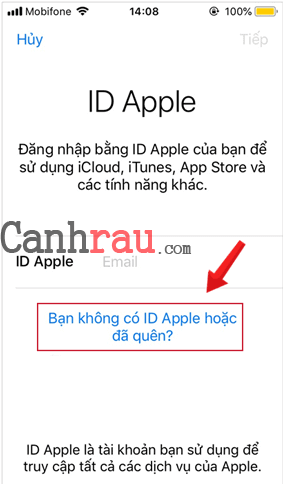 Cách tạo tài khoản Apple ID hình 4