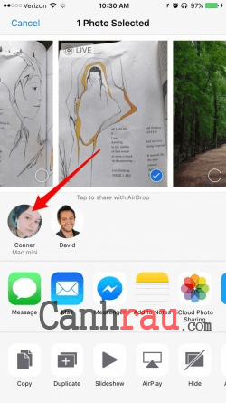 Hướng dẫn chuyển hình ảnh từ iPhone sang thiết bị khác hình 14