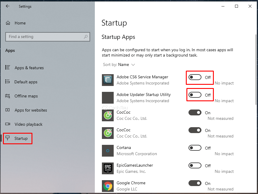 Hướng dẫn cách tắt ứng dụng khởi động cùng Windows 10 hình 3