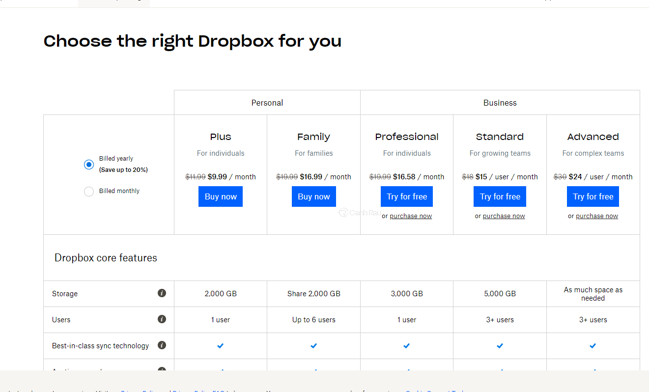 Hình ảnh ứng dụng Dropbox là gì 3