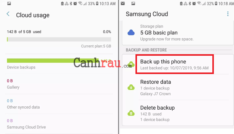 Cách sử dụng Samsung Cloud hình 5