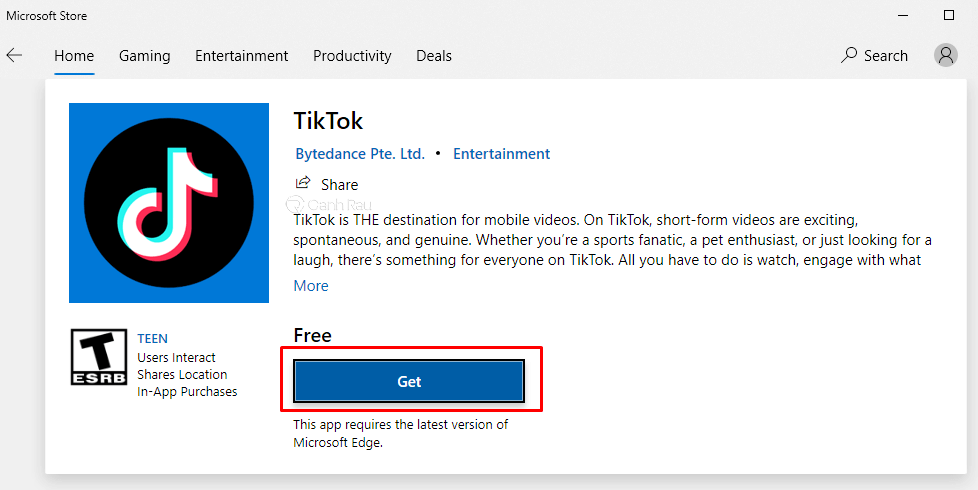 Hướng dẫn cách tải TikTok trên PC