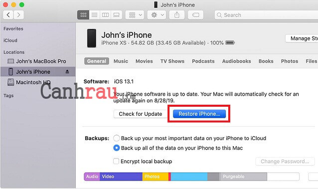 Sửa lỗi iPhone bị vô hiệu hóa hình 4