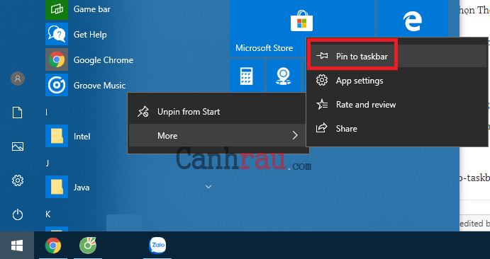 Cách chỉnh thanh Taskbar trong Windows 10 hình 6