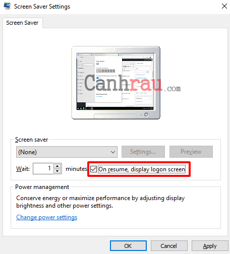 Cách khóa nhanh màn hình máy tính Windows 10 không sử dụng hình 4