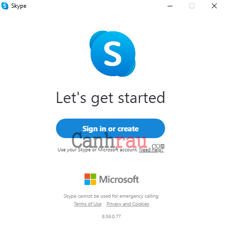 Cách tạo tài khoản Skype mới nhất bằng tiếng việt hình 2