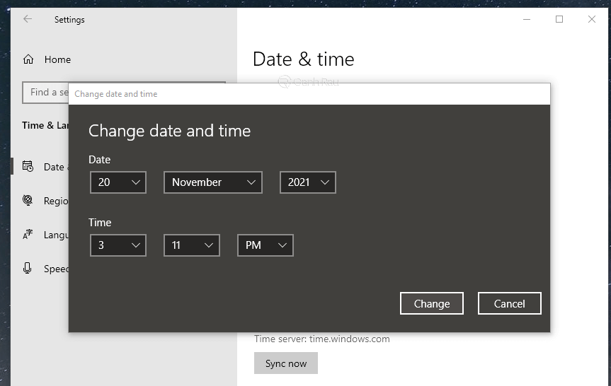Hướng dẫn cách chỉnh ngày giờ trong Windows 10 Hình 7