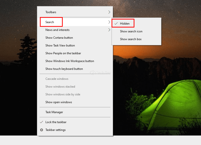 Cách chỉnh thanh Taskbar trên Windows 10 hình 1