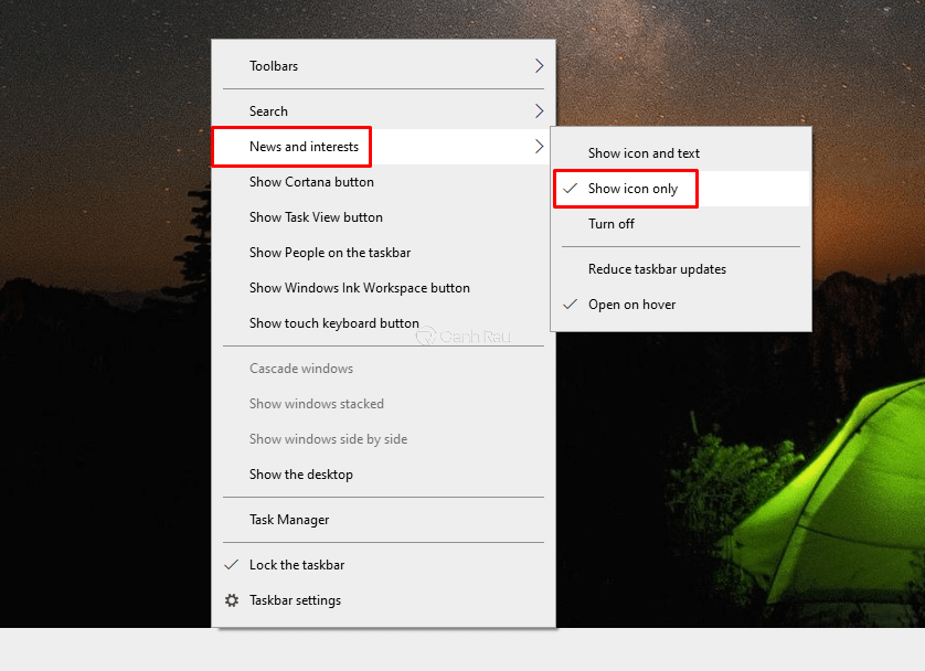 Cách chỉnh thanh Taskbar trên Windows 10 hình 8