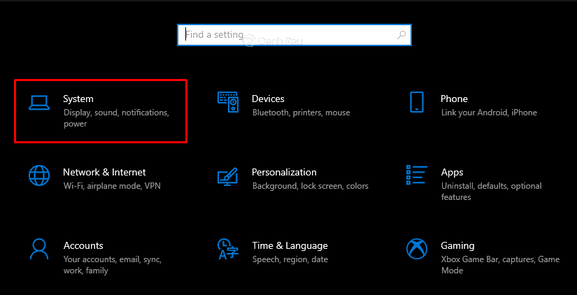Hình 7 Hướng dẫn cách tắt thông báo Windows 10