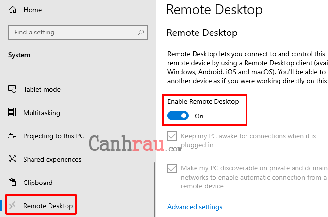 Hướng dẫn sử dụng Remote Desktop Connection trên Windows 10 Hình 1