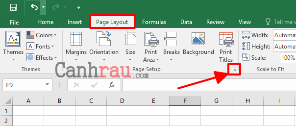 Cách đánh số trang trong Excel hình 11