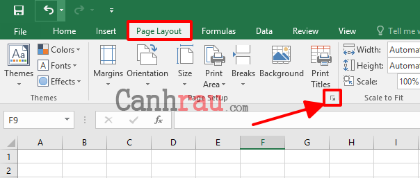 Cách đánh số trang trong Excel hình 13