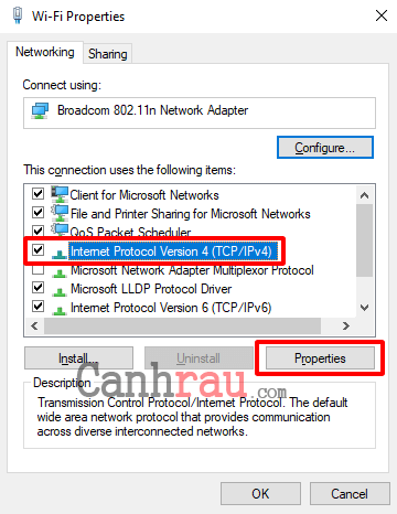 Cách thay đổi DNS trên Windows 10 hình 5