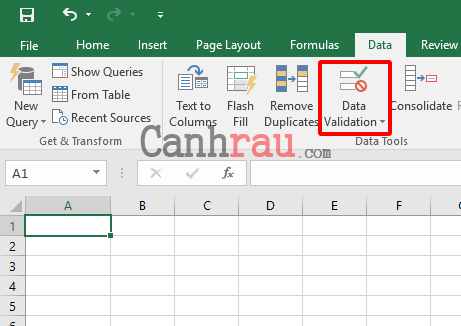 Tạo danh sách thả xuống trong Excel hình 4