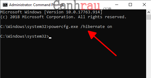 Cách bật tắt Hibernate trên Windows 10 hình 7