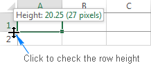 Cách giãn dòng trong Excel hình 1