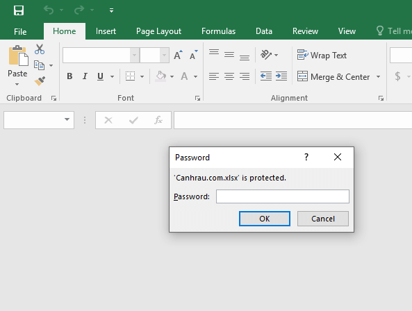 Cách khóa file Excel bằng cách đật mật khẩu hình 5