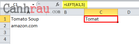 Cách sử dụng hàm Left trong Excel hình 3