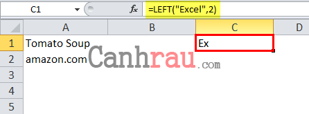 Cách sử dụng hàm Left trong Excel hình 4