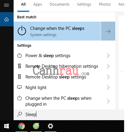 Cách tắt chế độ Sleep trên Windows 10 hình 1