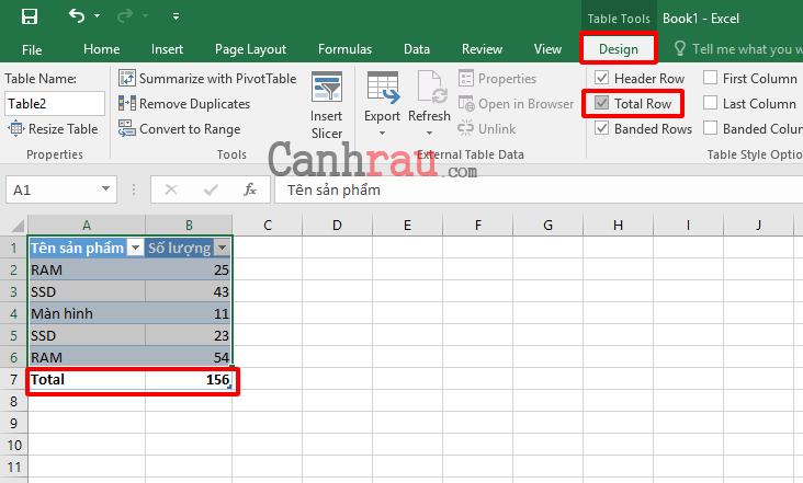 Cách tính tổng trong Excel hình 11
