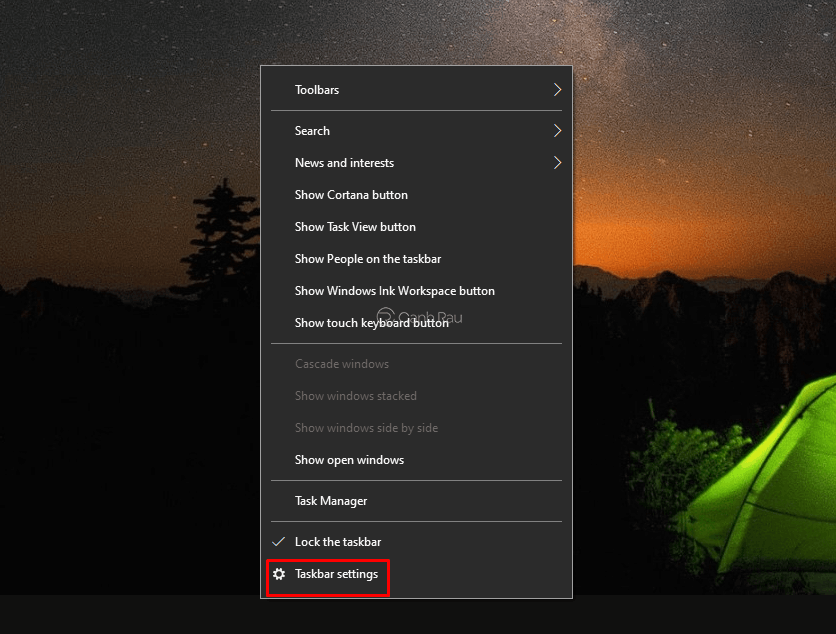 Hướng dẫn cách ẩn thanh Taskbar trên Windows 10 hình 1