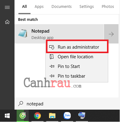 Cách chỉnh sửa file host trên Windows 10 hình 2