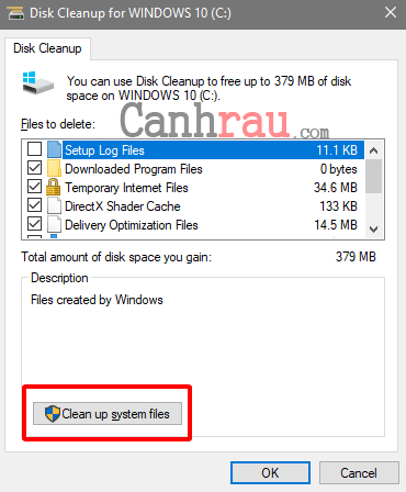 Cách xóa thư mục Windows old trong Windows 10 hình 5
