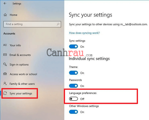Cách cài đặt ngôn ngữ tiếng việt cho Windows 10 hình 2