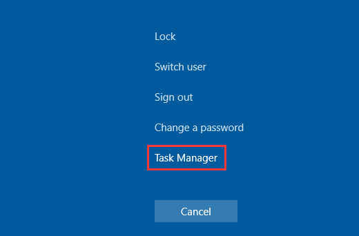 Cách mở Task Manager trên máy tính Windows hình 1