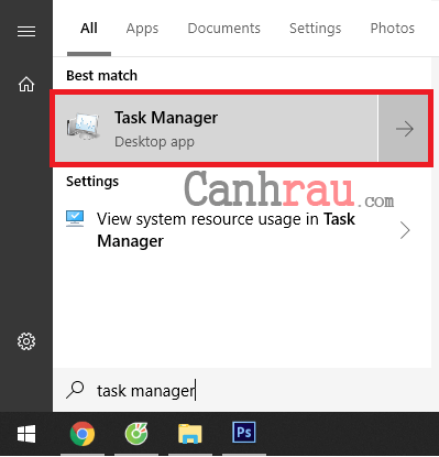Cách mở Task Manager trên máy tính Windows hình 3