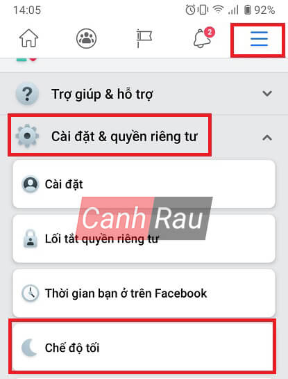 Cách bật chế độ Dark Mode cho Facebook hình 9