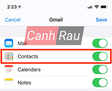 Cách chuyển danh bạ từ Gmail sang iPhone Hình 4