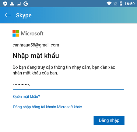 Cách đổi mật khẩu Skype hình 7