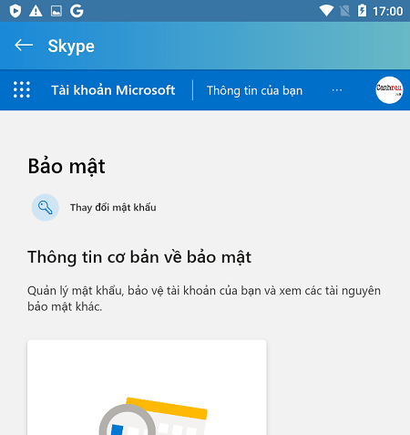 Cách đổi mật khẩu Skype hình 8