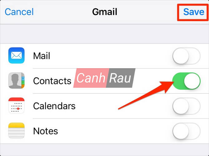 Cách đồng bộ danh bạ từ iPhone lên Gmail hình 14