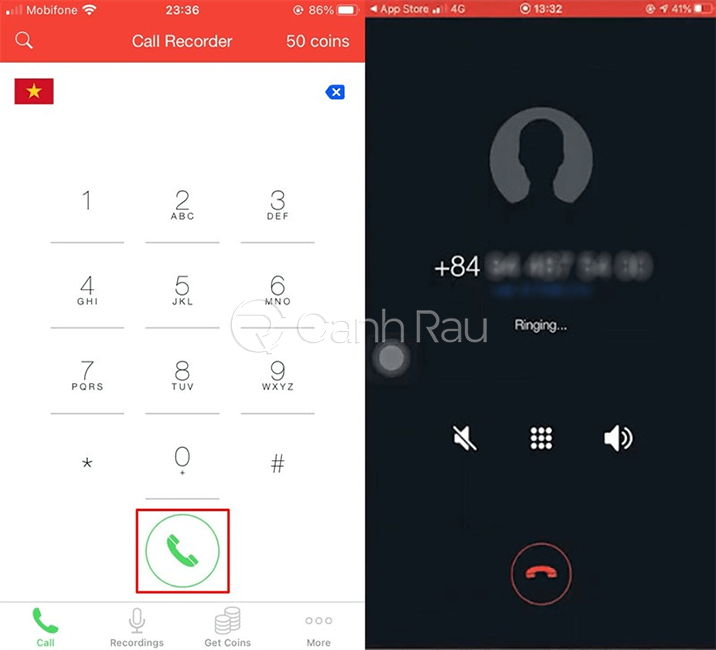 Cách ghi âm cuộc gọi trên ảnh iPhone 6