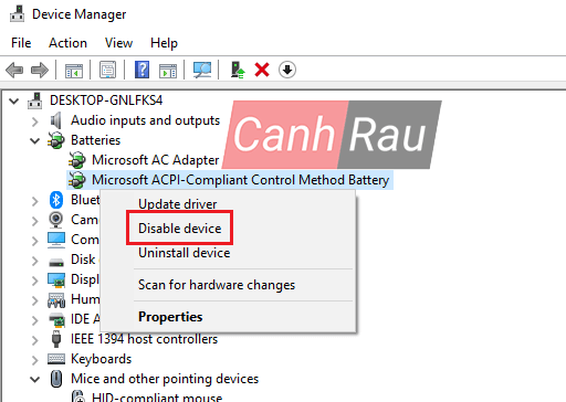 Mất biểu tượng pin trên taskbar Windows 10 hình 8