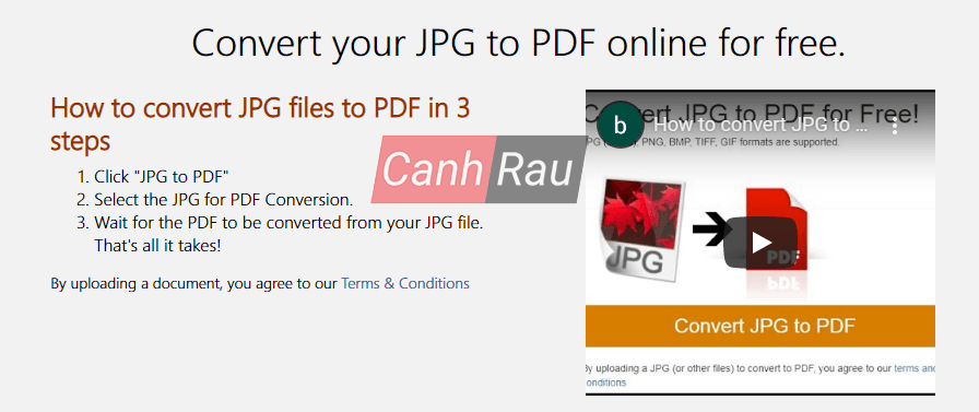 Phần mềm chuyển file ảnh sang PDF hình 3