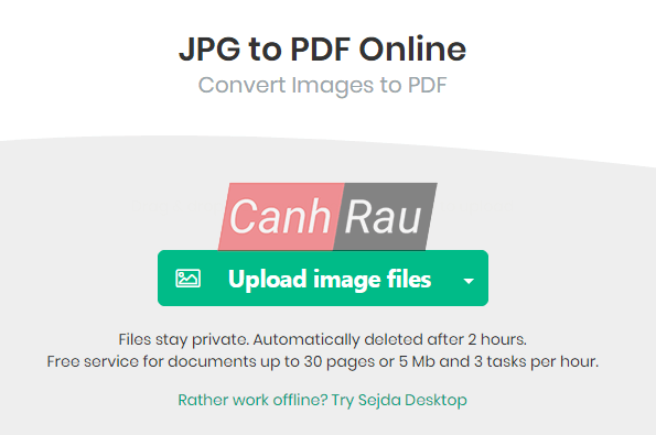 Phần mềm chuyển file ảnh sang PDF hình 7